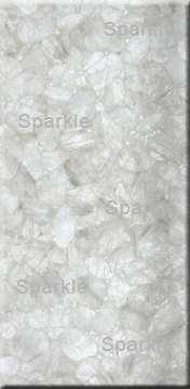 Wild Crystal Quartz Slab Backlit